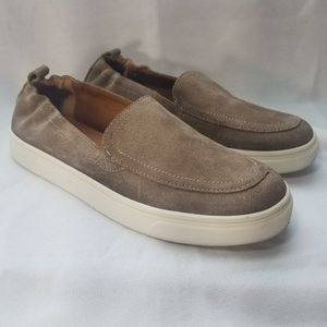 Lucky Brand Lindai Sand Suede Comfort Sneakers Size 8